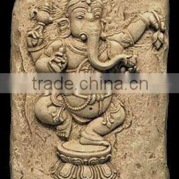 Ganesha Hindu gods stone relief DSF-CP036