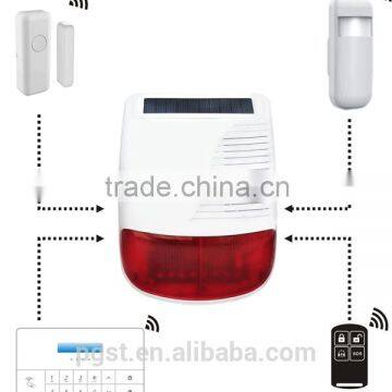 Wireless Water-proof Solar Strobe Siren Alarm System 433/868mhz Backup Battery photo-3