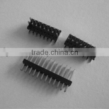 Pitch 1.27mm Pin Header single/double row straight/right angle DIP type