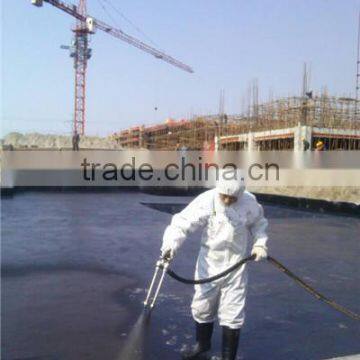 flash setting rubber bitumen spray waterproof coating