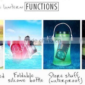 Sport Bottle / Outdoor Sports Camping Kit / Travel Kit / Silcione Bottle / Solar Rechargeable Lantern photo-6