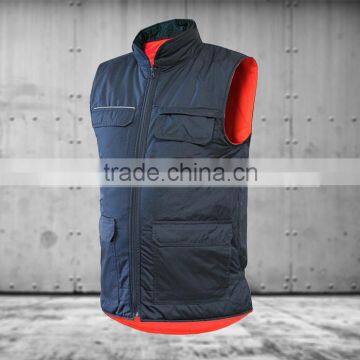 ANSI/ISEA 107/ EN 20471 Hi-vis reversible body warmer vest