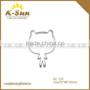 K-sun cartoon cat Metal Christmas Mini Cookie Cutter Wholesale reposteria