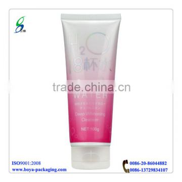 Face cleanser Plastic Tube with Offset Printing