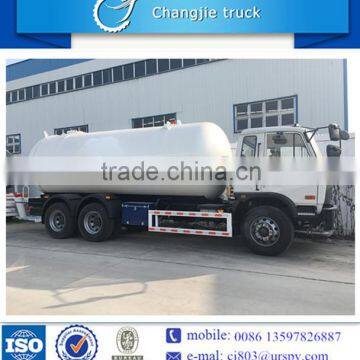 Quality 100% guaranteed customized for export 6x4 Dongfeng 25.3m3 lpg dispenser tank truck