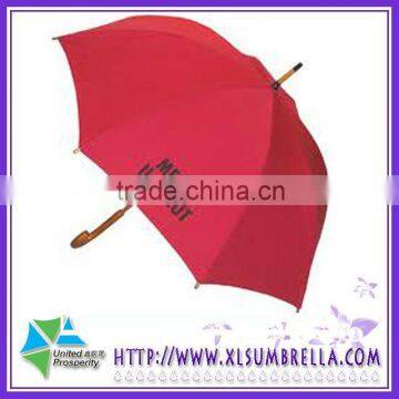 wooden shaft straight umbrella