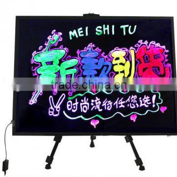 Standing led writing board