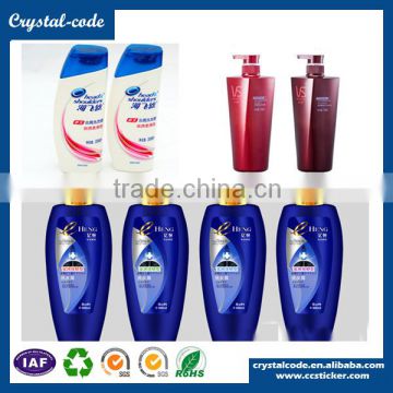 Waterproof shampoo bottle label, cosmetic label