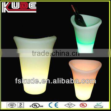 remote control plastic led wine bucket/led ice bucket