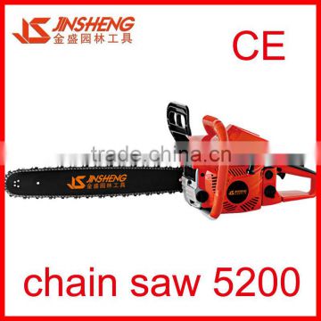 red color chain saw 5200