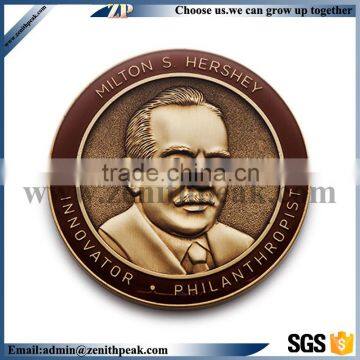 new product 3D character souvenir coin/3D head souvenir coin/custom 3D souvenir coin