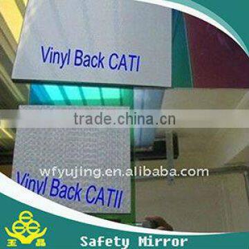 4mm aluminum vinyl backed mirror manufacturer aluminum mirror sheet with CE&ISO certificate