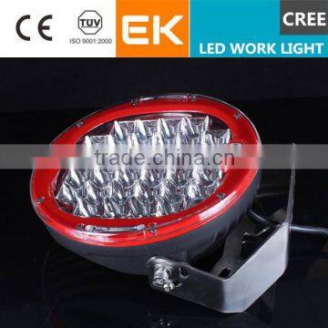 EK 10inch light with Clear Cover 96w cree LED WORK LIGHT rechargeable led work light