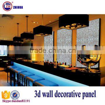 Eco-friendly 3d effect wood decorative wall panel 3d wallpaper