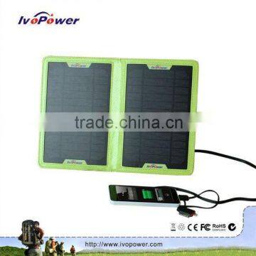 Ivopower Unique Design OEM Solar Panel Manufacturers, Waterproof 7W Solar Charger