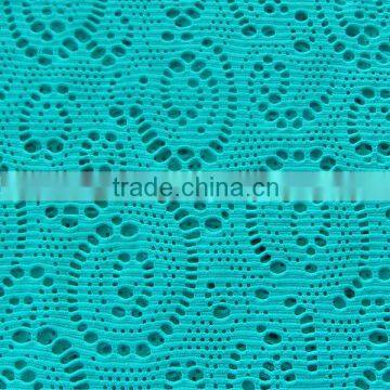 polyester jacquard fabric geometric with elastic