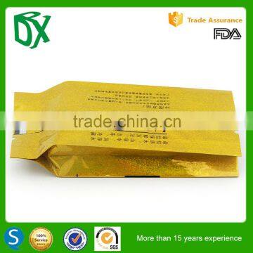 Laminated Printed Wholesale Tea Coffee Pouch Design Side Gusset in photo-4