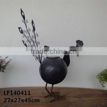 Iron peacock arts crafts decoration