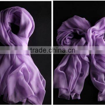 Women's sexy long scarf with 100% silk fiber