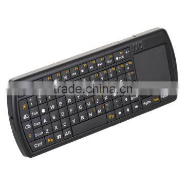 2.4G RF handheld keyboard touchpad mouse mini wireless keyboard for galaxy tab s8.4