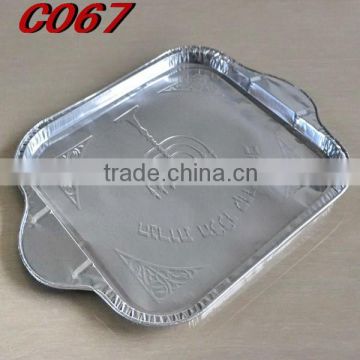 oblong aluminium foil container