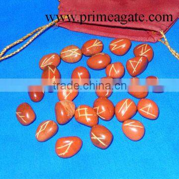 Red Jasper Rune Set For Sale