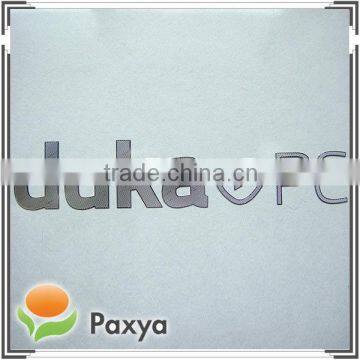 PC Laptop Custom Nickel Metal Metalic Name Logo Label