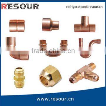 Refrigeration Parts, Brass and Copper fitting: Coupling, Reducer, U Bent, Elbow, Tee