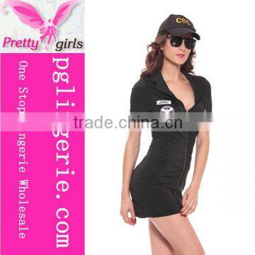 Custom Made Hot Sell And Cheap Uniforms Woman Black Military Uniforms photo-3