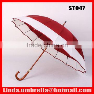 Excellent quality modern design wholesale wooden shaft umbrellas suppliers