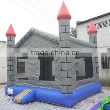 Inflatable Bouncy Castle, Kids Gray Color Boucy Air Jumper Hot For Sale