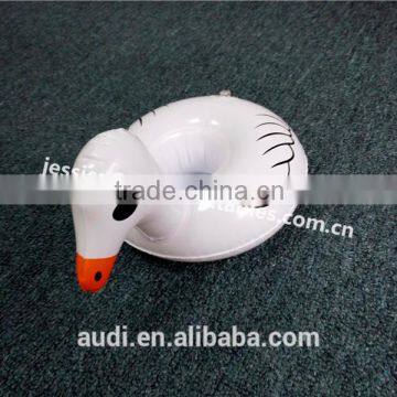 Plastic Inflatable Floating Swan Cup Holders photo-3