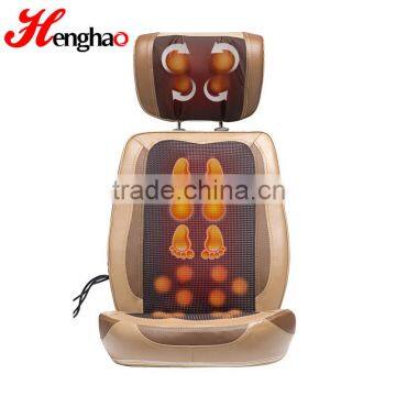 China factory alibaba OEM back pain relief heated massage cushion vibrating kneading