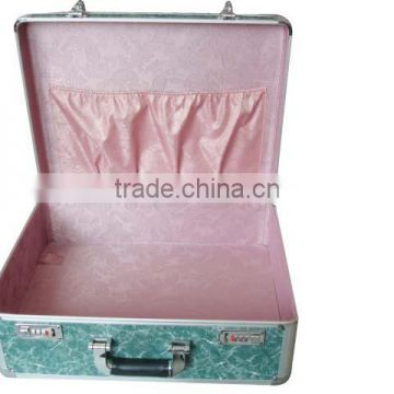 PVC trolley bags vip,trolley case travel with Nylon and Bag inner,aluminum trolley case