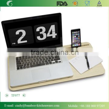 Slate 2..0 with Desk Space--The Bamboo Mobile Lap Desk on Leg for 11'' to 13''