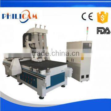 philicam F2-9 atc spindle cnc router carving wooden door making machine