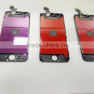 Phone parts lcd screen digitizer repair for iphone 5 touch lcd screen