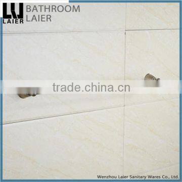 Contemporary Multi-Purpos Zinc Alloy Brush Nicked Bathroom Sanitary Items Wall Mounted Single Towel Bar photo-3