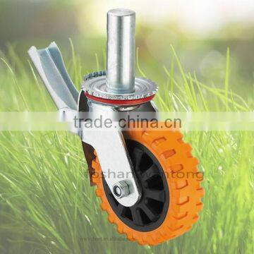 Hummer Plastic Pu Wheel Heavy Duty Scaffolding Hardware Casters