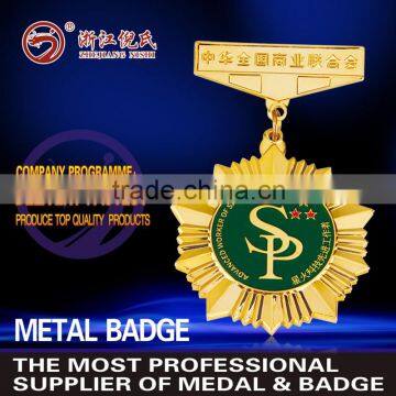 Sell factory price custom metal badge/military badge