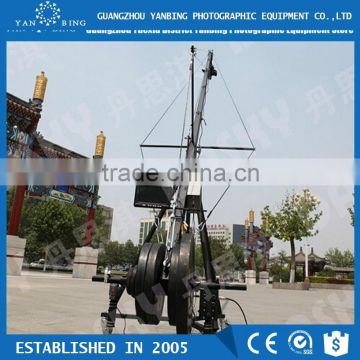 Professional 8m square DV jimmy jib crane film&video shooting TV camera crane