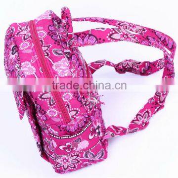 Z326 SD041N Kids Mini Travel 100% Cotton Quilted Backpack photo-4