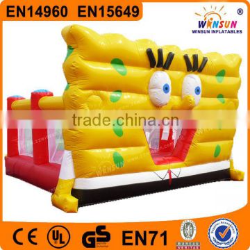 Cheap price spongebob inflatable bounce house