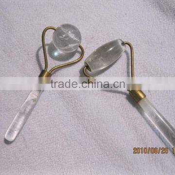 Wholesale Natural Clear/rose Crystal Wand Messager photo-4