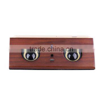China Factory Patent Product Wireless Speaker Touch Inductive Wood Speaker photo-4