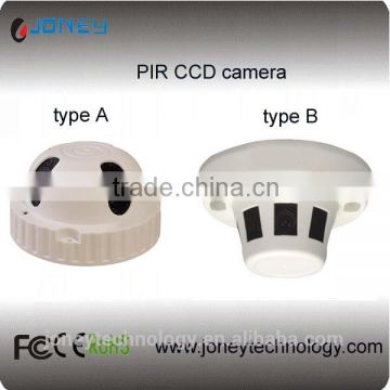 Ceiling Mount HD-CVI Hidden Smoke detector AHD camera with Pinhole Lens