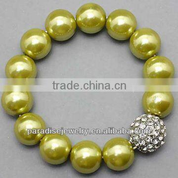 2012 Wholesale high-quality crystal charm beaded Bracelet-14pcs/row-B22037-6