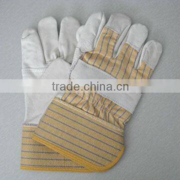 canvas leather gloves