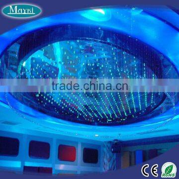 UV Protected 150W Fiber Optic Halogen Illuminator Light With 8 Colors Change and DMX Function Forcurtain Fiber Optic Decorative photo-4