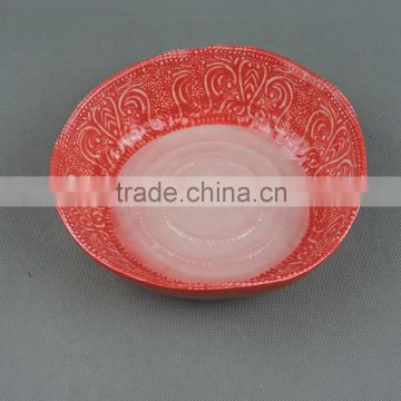 B073 melamine bowl with unique printing